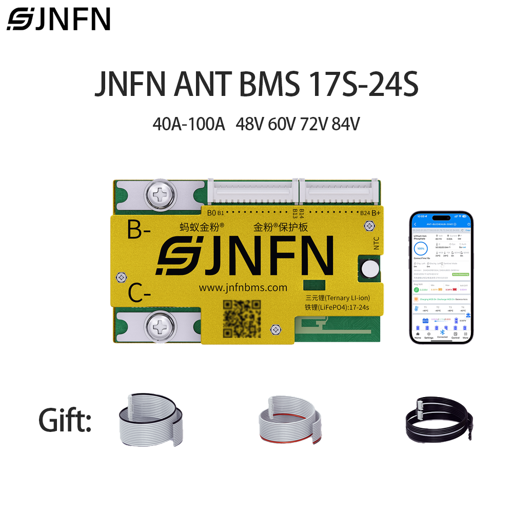 84V 50A Smart Bms Bluetooth - نظام إدارة البطارية الذكي JNFN ANT