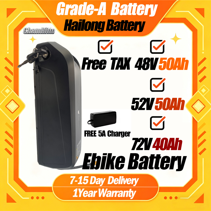 72V 50Ah 21700 Lithium Battery - بطارية دراجة كهربائية 48 فولت 50