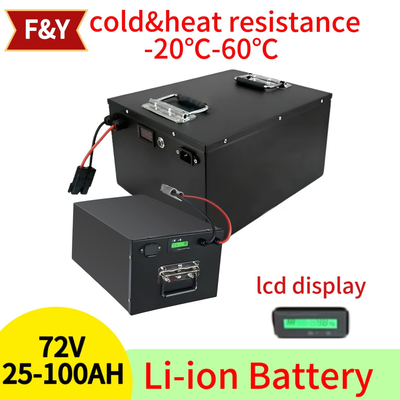 72V 40Ah Lifepo4 Battery Pack - F & Y72V 25Ah 35Ah 45Ah