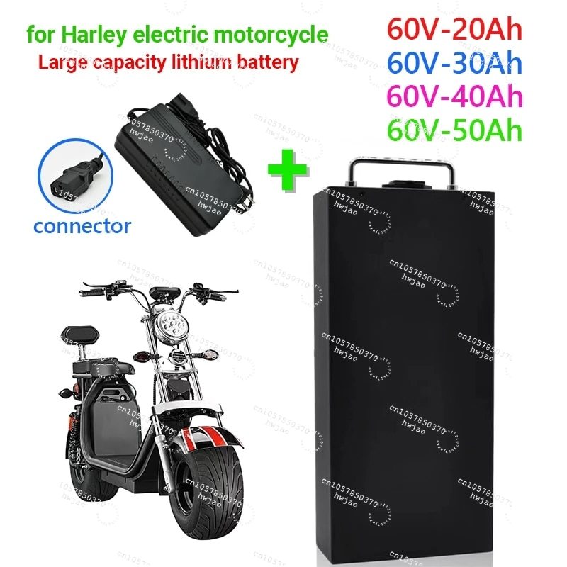 60V 50Ah Electric Scooter Battery - سكوتر كهربائي، دراجة نارية تعمل بالبطارية،