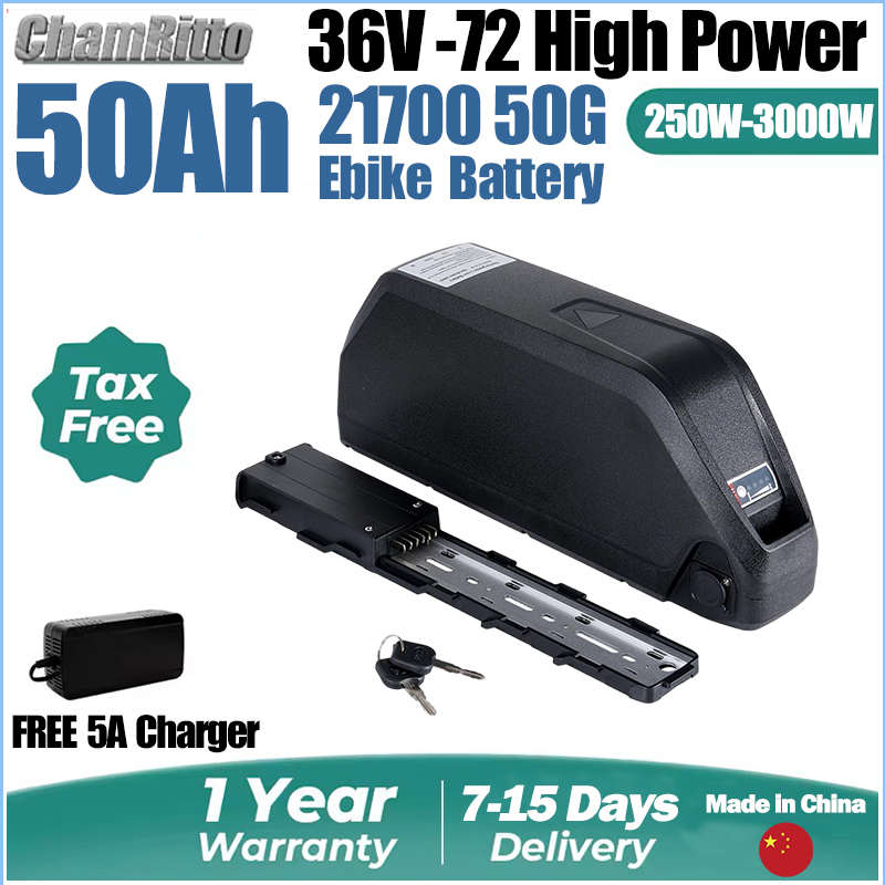 72V 50Ah 21700 Lithium Battery - بطارية دراجة كهربائية 48 فولت 30