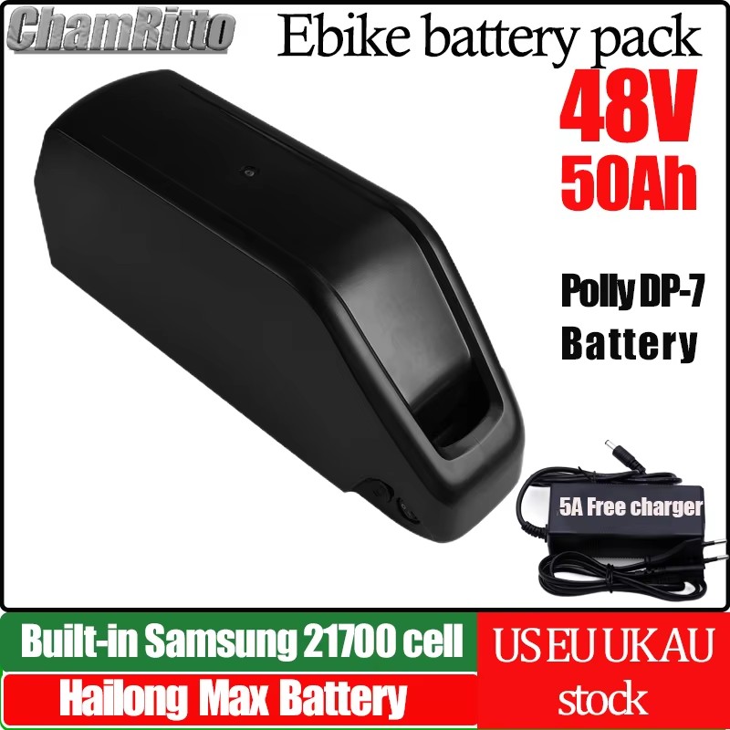 72V 50Ah 21700 Lithium Battery - بطارية E Bike Hailong chamrider 48v
