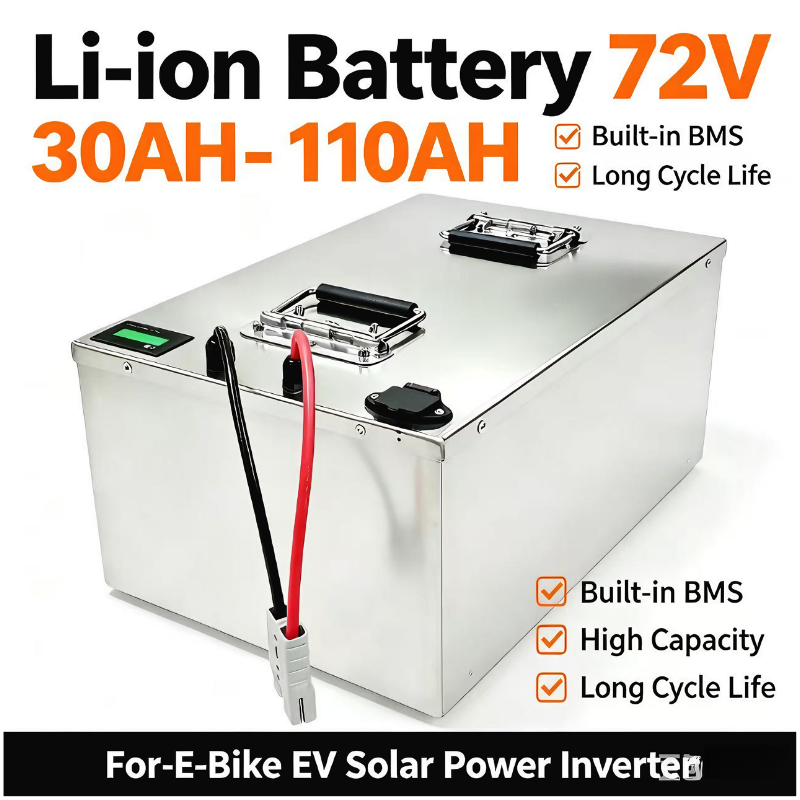 بطارية ليثيوم 72 فولت 110 أمبي - مراجعة 72V 40Ah Lifepo4 Battery Pack وسعره