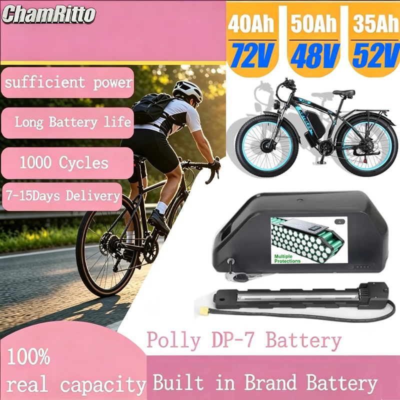 بطارية دراجة كهربائية Champion - مراجعة 72V 50Ah 21700 Lithium Battery وسعره