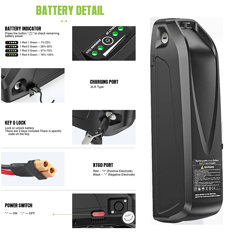 بطارية دراجة كهربائية 48 فولت  - مراجعة 72V 50Ah 21700 Lithium Battery وسعره